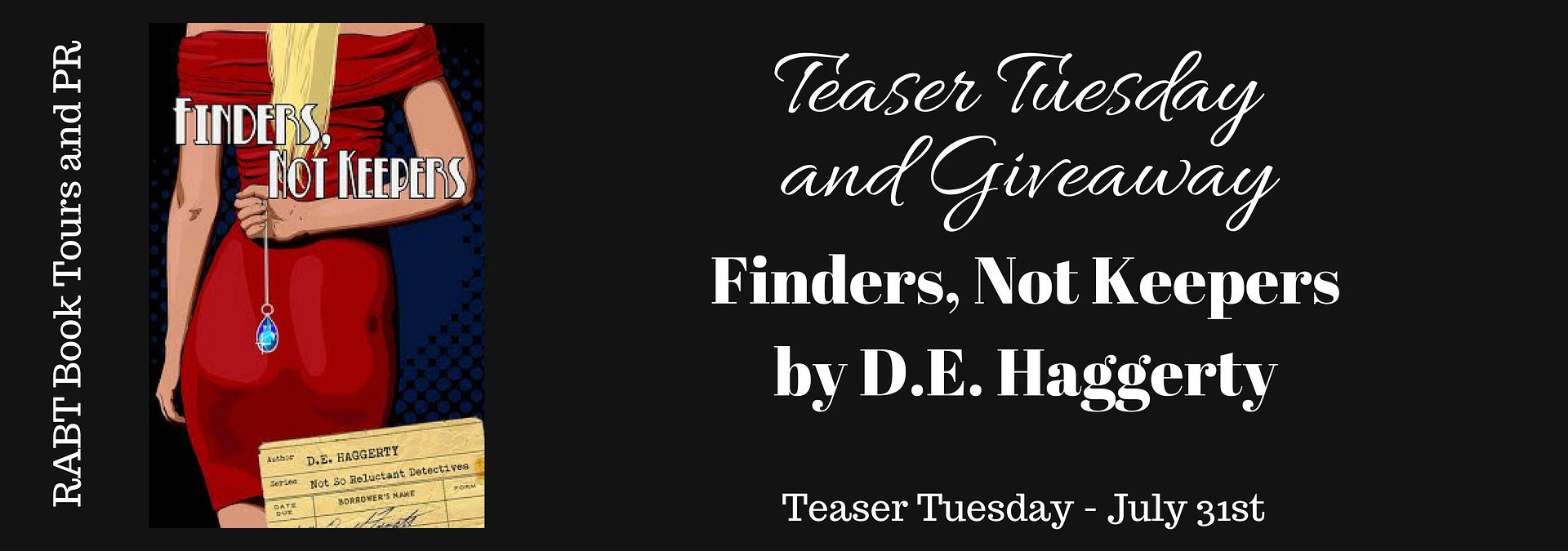Teaser Tuesday: Finders, Not Keepers by @dehaggerty #excerpt #giveaway