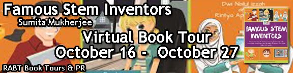 Virtual Book Tour: Famous Stem Inventors by Sumita Mukherjee @wizkidsclub_ #sale #giveaway
