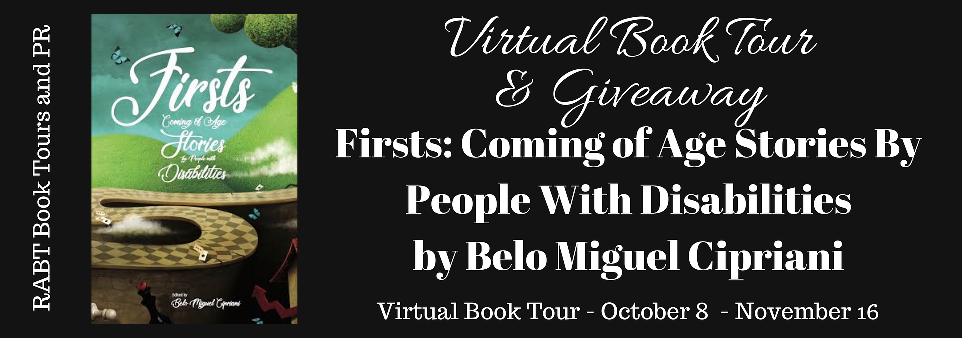 Virtual Book Tour: FIRSTS: Coming of Age Stories by People With Disabilities by @http://www.twitter.com/beloism #memoir #nonfiction #giveaway #interview @RABTBookTours