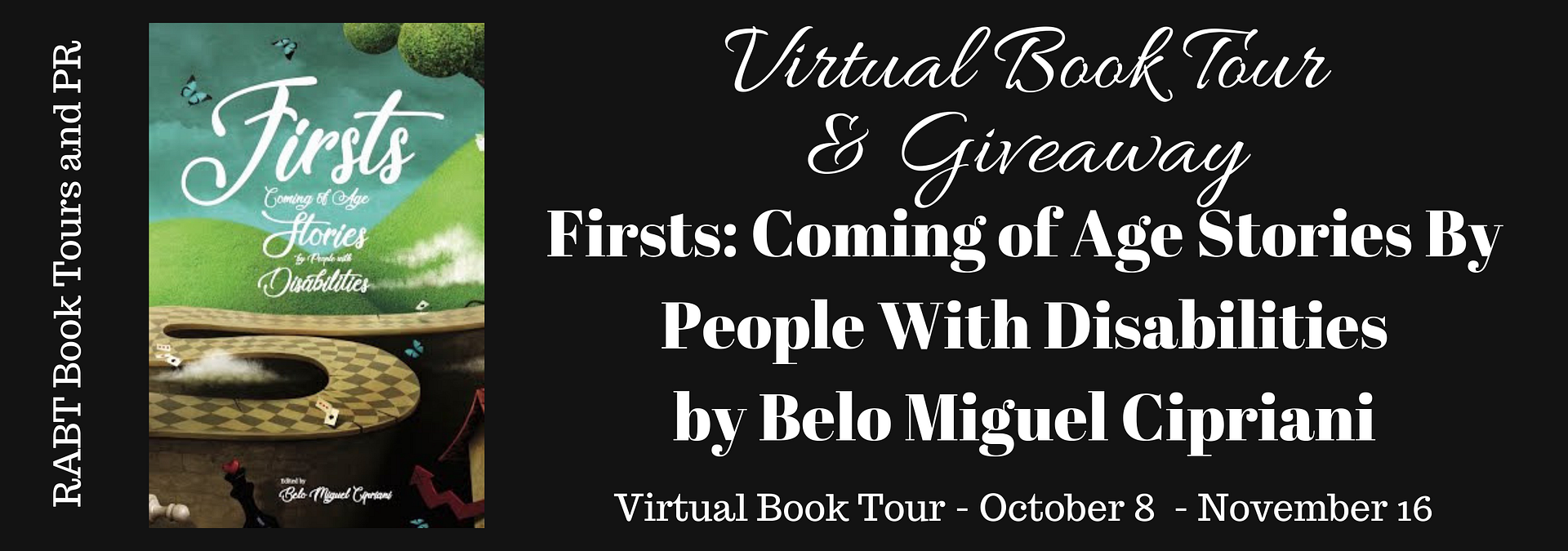 Virtual Book Tour: FIRSTS: Coming of Age Stories by People With Disabilities by @http://www.twitter.com/beloism #memoir #nonfiction #giveaway #interview @RABTBookTours