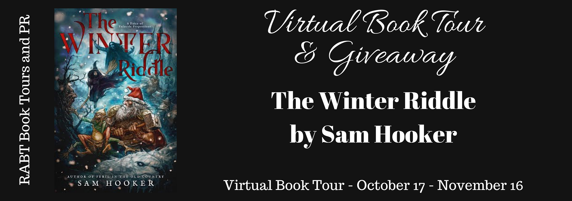 Virtual Book Tour: The Winter Riddle by @SamHooker #interview #giveaway #fantasy @RABTBookTours