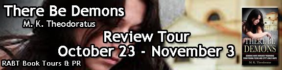 Virtual Book Tour: There Be Demons by @kaytheod #review #paranormal 