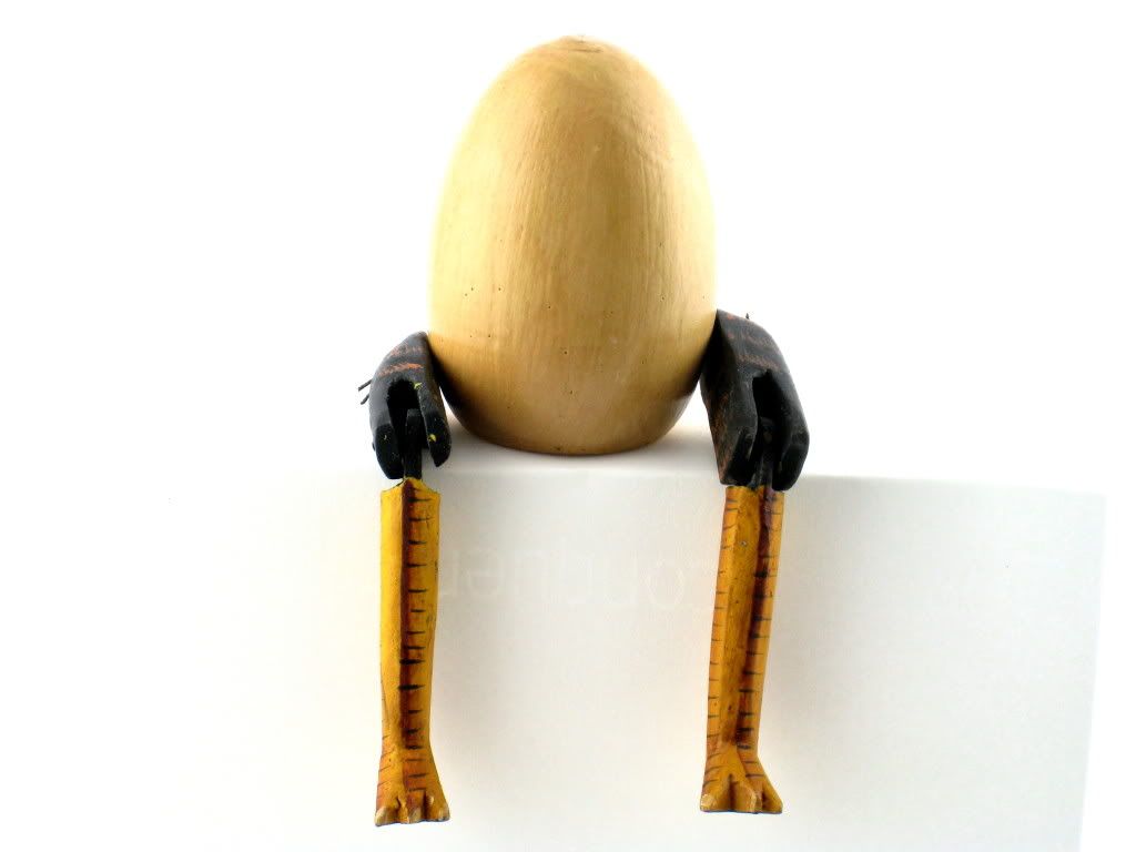 Handemade Shelf Egg With Legs Unusual & Fun Gift Medium..... eBay