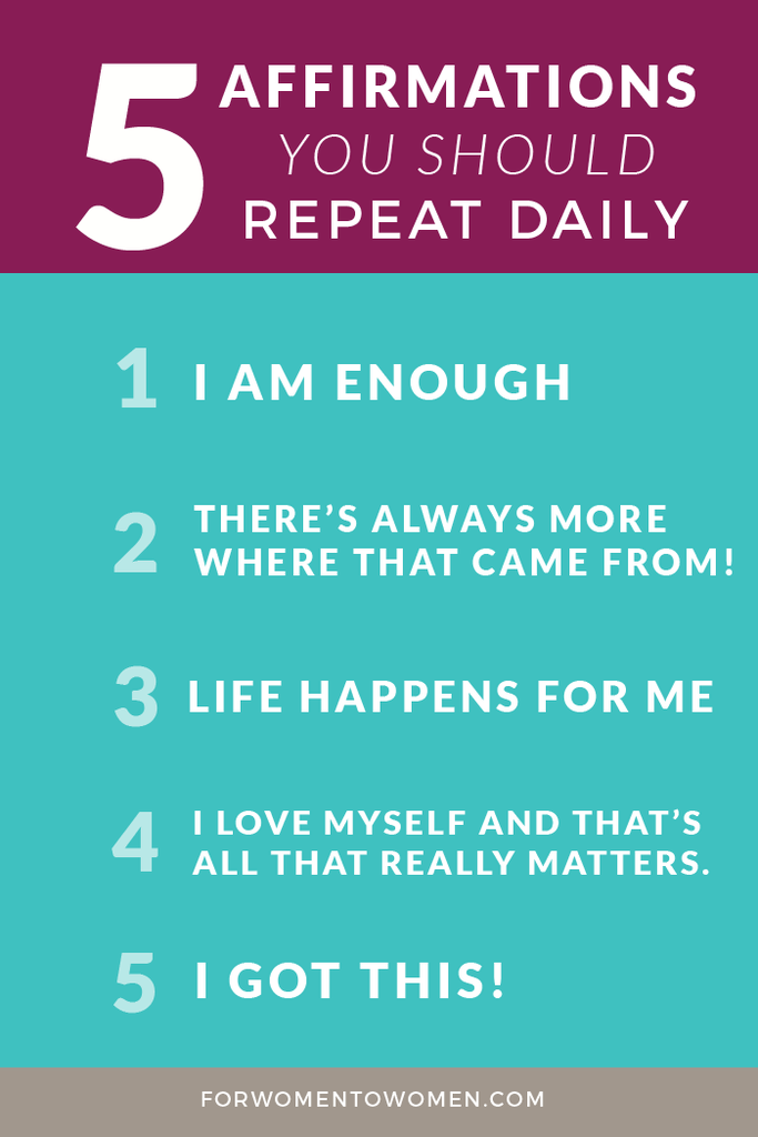 5 Affirmations You Should Repeat Daily that Will Help to Transform Your Mindset