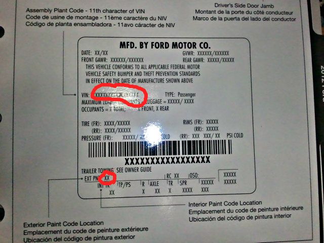 Ford ruby red metallic paint code #3