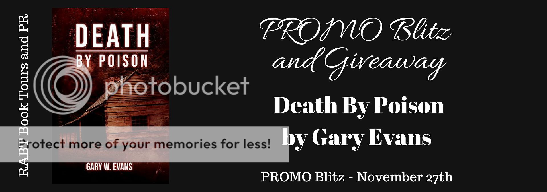 PROMO Blitz: Death By Poison by Gary Evans #thriller #novel with a #giveaway from @TaleTellerEvans & @RABTBookTours