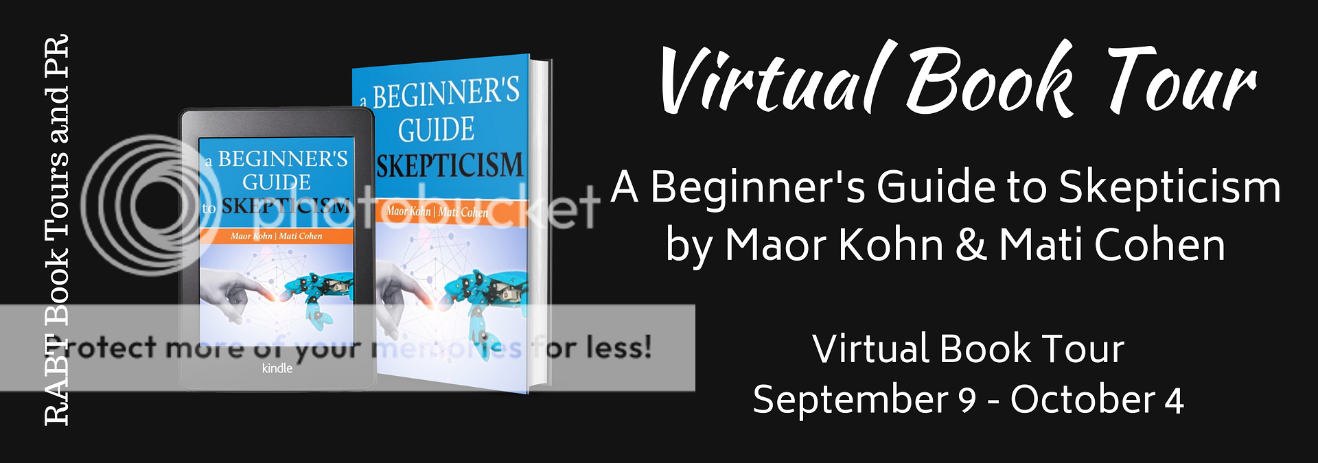 Virtual Book Tour: A Beginner's Guide to Skepticism by Maor Kohn & Mati Cohen #interview #blogtour #popolarscience #science @RABTBookTours