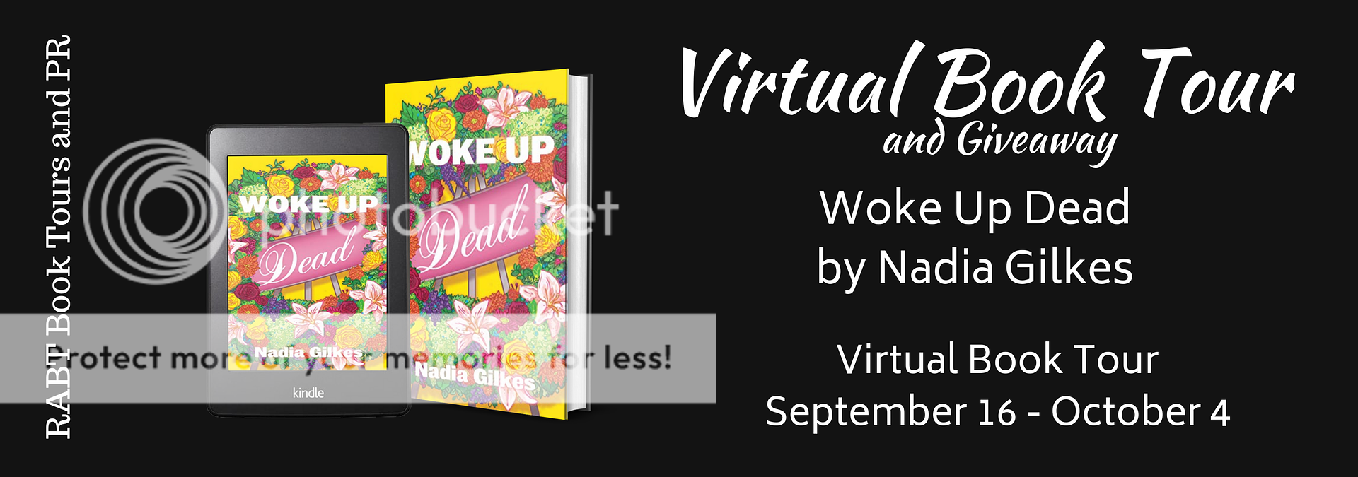 Virtual Book Tour: Woke Up Dead by Nadia Gilkes with my #review and a #giveaway for the #fiction #humor book @RABTBookTours @nadiagilkes