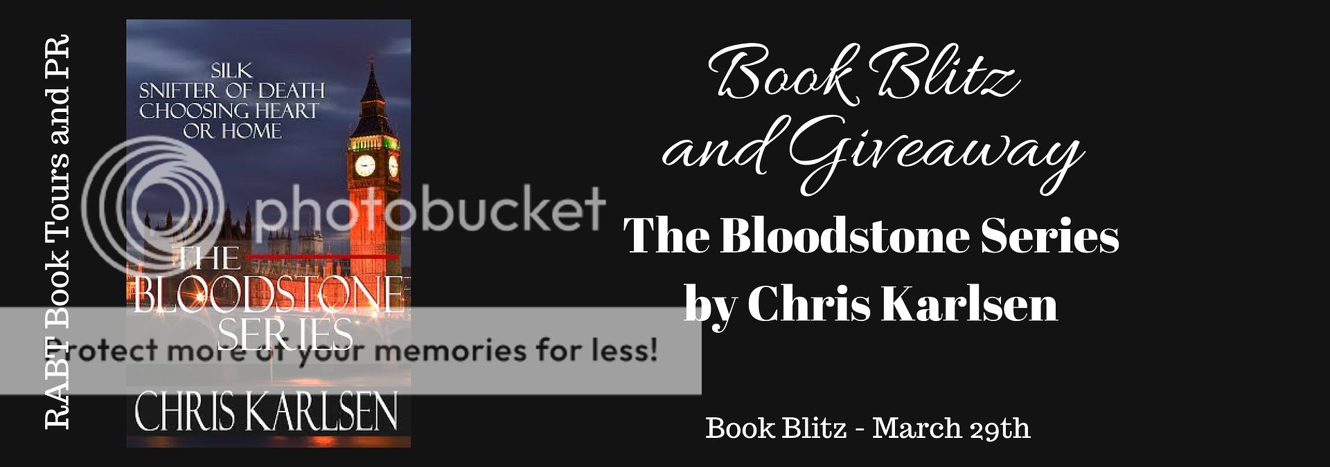 Book Blitz & Giveaway: The Bloodstone Series by Chris Karlsen @ChrisKarlsen1 #giveaway @RABTBookTours