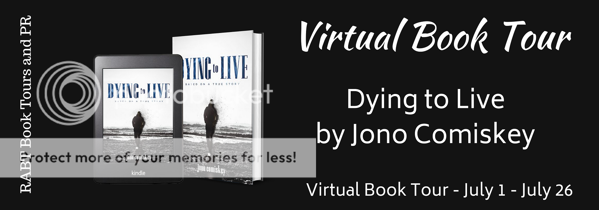 Virtual Book Tour: Dying to Live by Jono Comiskey @RABTBookTours #fiction #blogtour #interview 