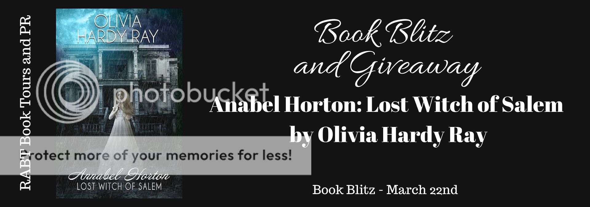 PROMO: Anabel Horton: Lost Witch of Salem from @verajanecook & @RABTBookTours #giveaway #fantasy #paranormal