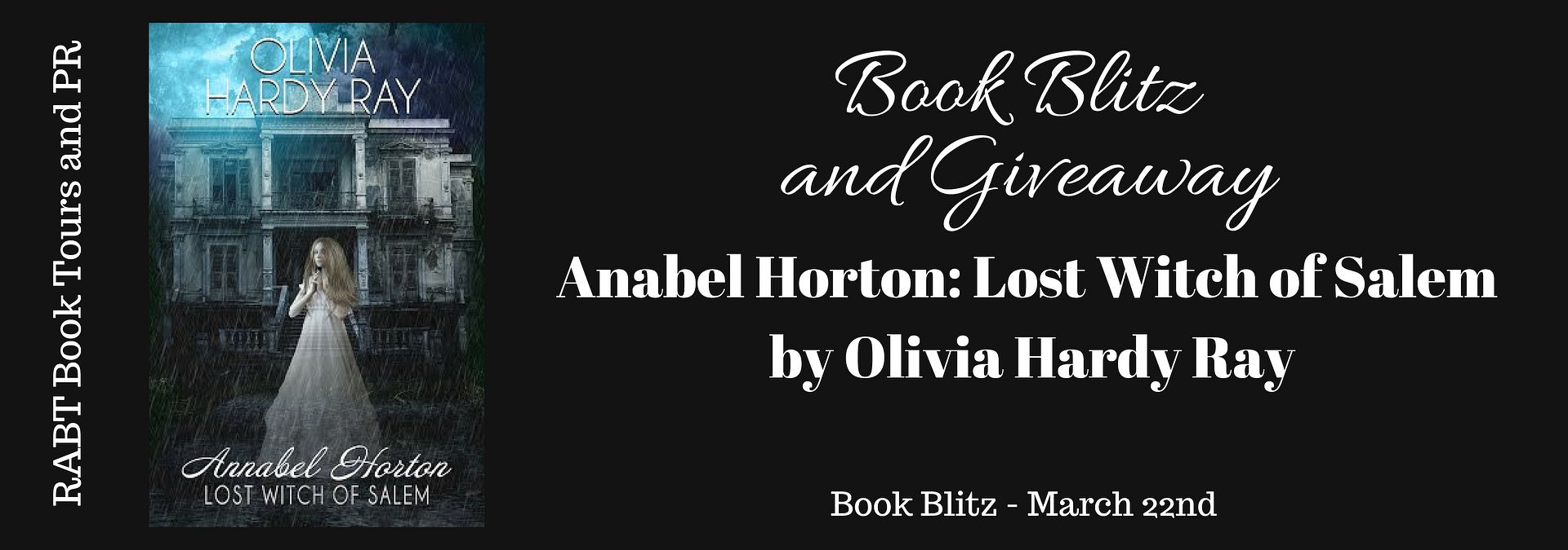 PROMO: Anabel Horton: Lost Witch of Salem from @verajanecook & @RABTBookTours #giveaway #fantasy #paranormal