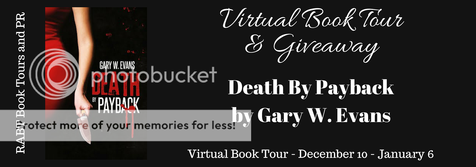 Virtual Book Tour: Death By Payback by Gary Evans @GaryEvansBooks with an #interview and a #giveaway @RABTBookTours #thriller