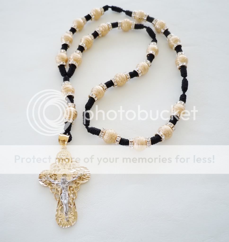 Collar Con Cristo de Oro Laminado Gold Filled Necklace with Cross