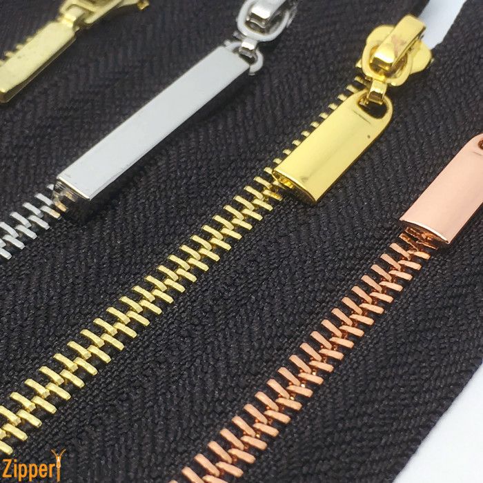Gold White 3 Closed End Zips Silver Gun Metal N3 zippers 3CE Rose Gold Sewing & Fiber Craft