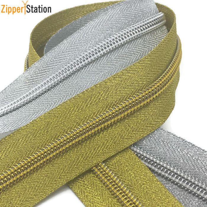 High Quality Nylon Spiral Coil Zip No 5 Continuous Zipper Tape ✄ Aqua Blue Z207
