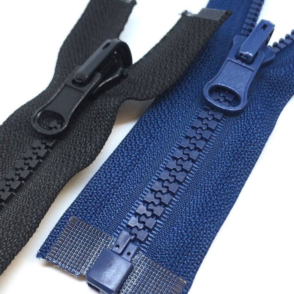 REVERSIBLE Chunky Plastic Open End 5 Zipper No5 Reversable Zip, 7